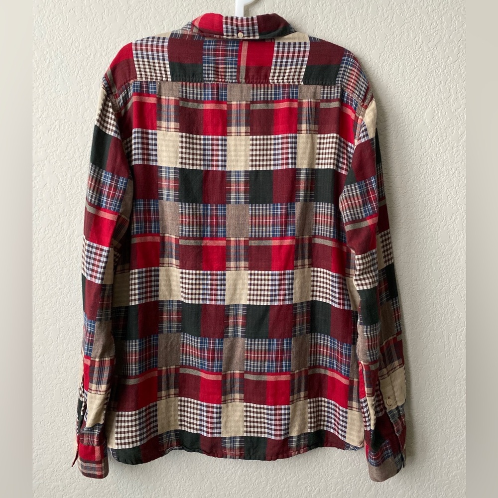 Ymc Multi-Color Long Sleeve 3/4 Button Up - image 4